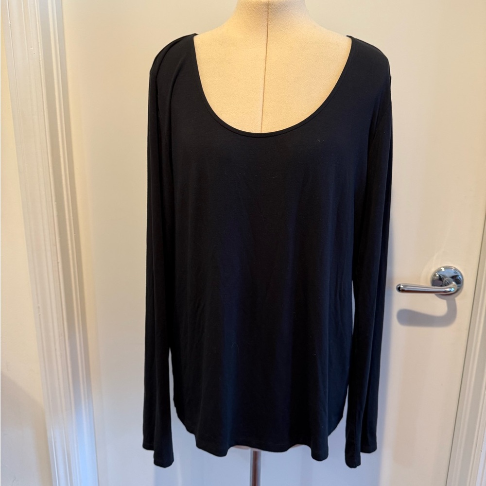 Elie Tahari Black Soft Top XL